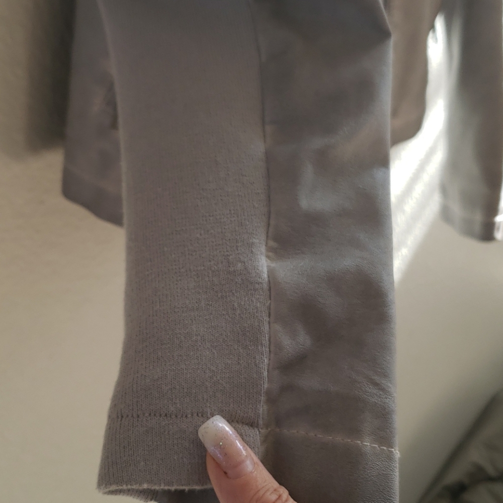 Bagetelle grey faux leather jacket - Picture 7 of 13